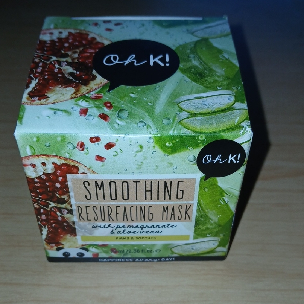 Oh K! Smoothing Resurfacing Mask 70ml- With Pomegranate & Aloe Vera